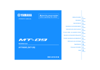 Yamaha MT-09 - Owners manual 2024-1